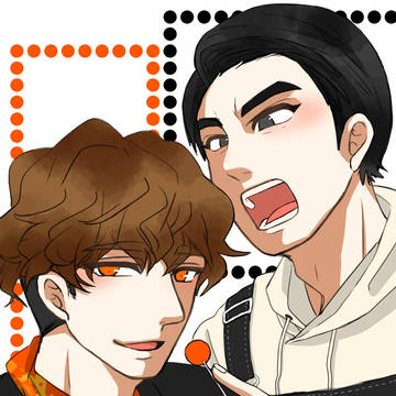 橙と黒