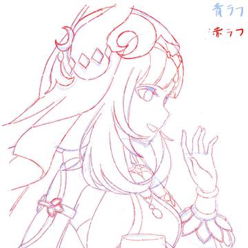 ［原神］ニィロウの模写練習