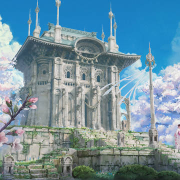 桜と大聖堂