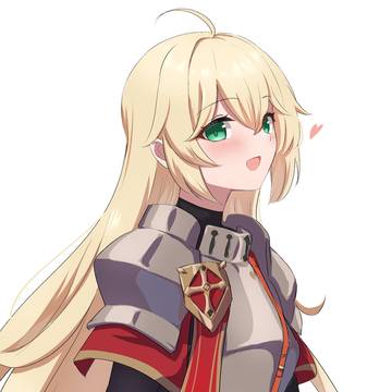 金髪美少女騎士
