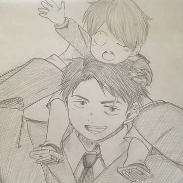 水木とちび鬼太郎