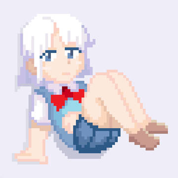 白木あえか（ドット絵）