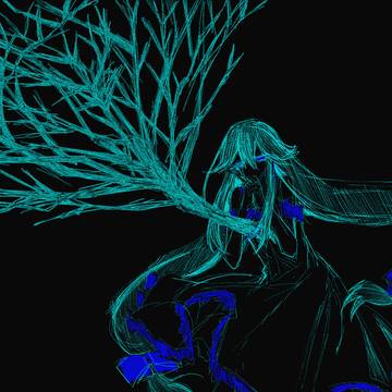 Cyan-Scarlet