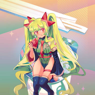 スイカ Miku