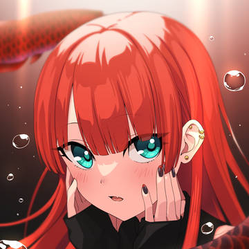 赤い髪の女の子