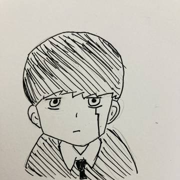 マッシュ描いた