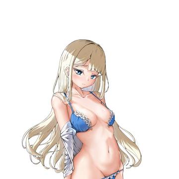 夏に出会った金髪美少女