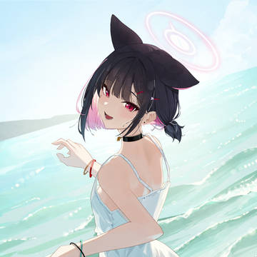 白ワンピースカズサ