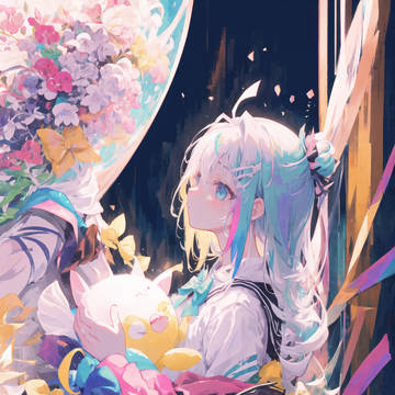 女孩与月