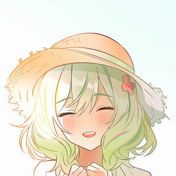 带遮阳帽得女孩