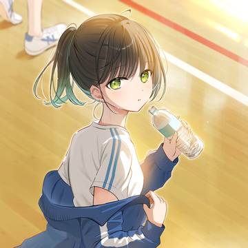「体操着姿の写真部の先輩(はじめて見た……!)」