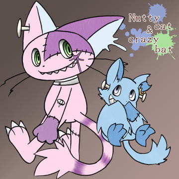 Nutty Cat&Crazy Bat