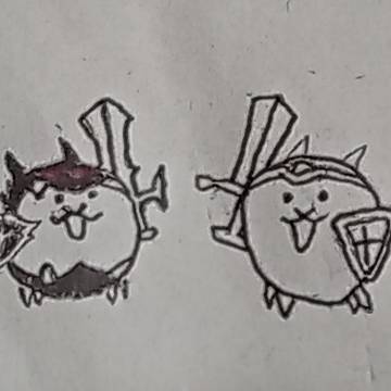 33日目【暗黒ネコ&勇者ネコ】