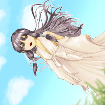 昔の服の子