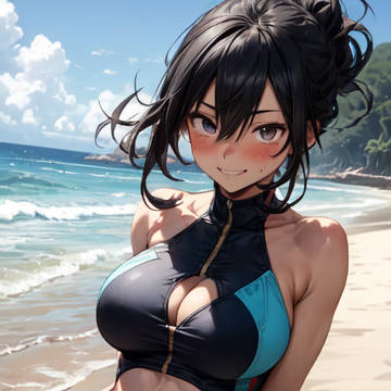 BNHA Girls in Swimsuits