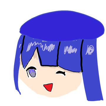 Vscratcerの紫暮麗羅さんと来栖フィナさんを合体させた絵