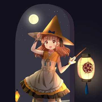 A WITCH UNDER THE FULL MOON