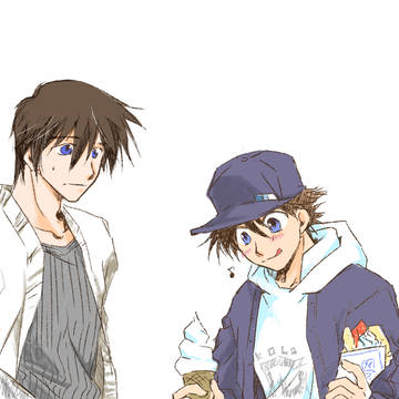 怪盗キッドの下見中の快斗が聖さんと出会ってもいいじゃない!?妄想