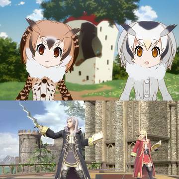 【スマブラでけもフレ再現】1-7 じゃぱりとしょかん