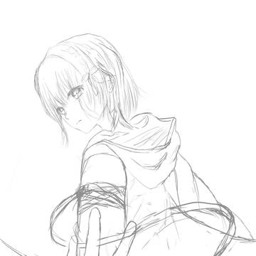 オリキャライラストラフ