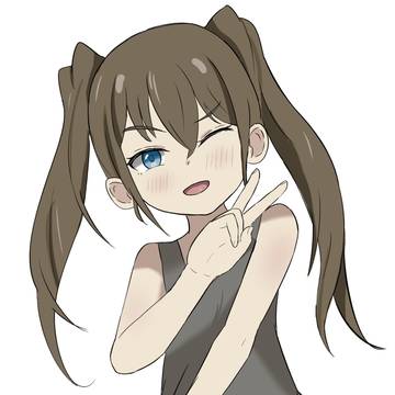ツインテールの子