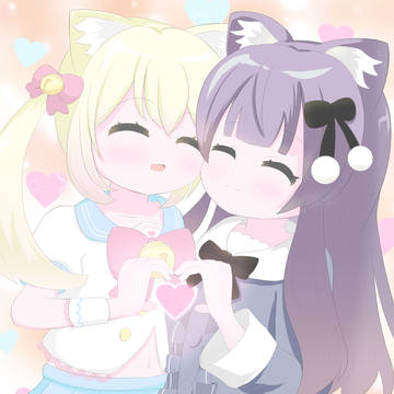 ramune-chan and milk-chan