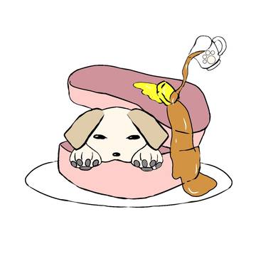 【創作】ラブラドールのパンケーキ【妄想喫茶】