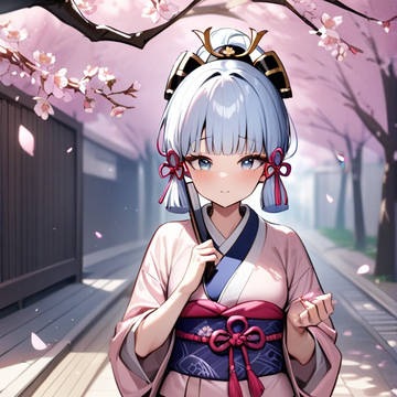 Akaya with sakura