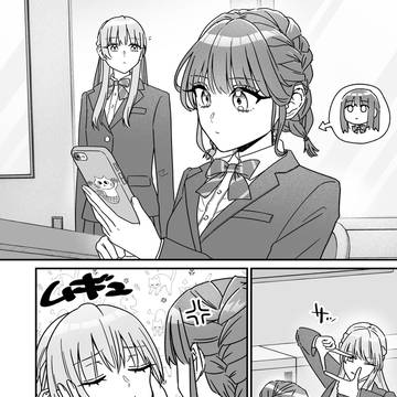 生徒会だって髪型で遊ぶことくらいある
