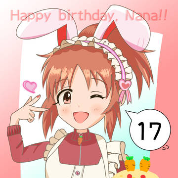 安部菜々さんお誕生日お祝い絵 2024