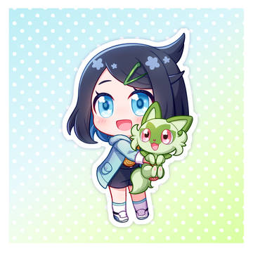 リコとニャオハ