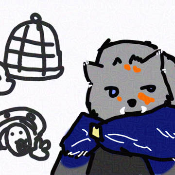 ラニ様の従者三人描いてみた