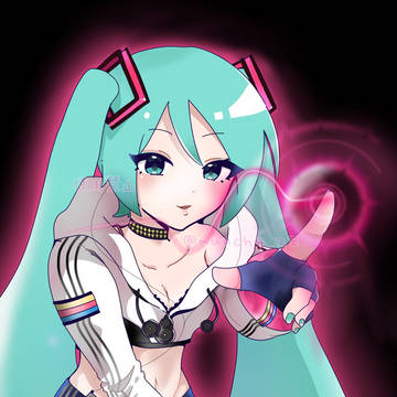DJMAX TECHNIKA×初音ミク 【ご依頼絵】