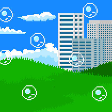 Frutiger Aero Pixelart