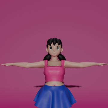 3d shizuka model