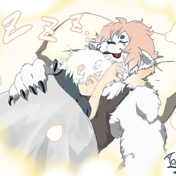 ポン助と仲良く昼寝したい