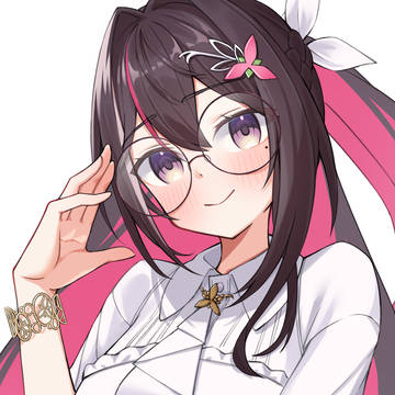丸眼鏡あずきち