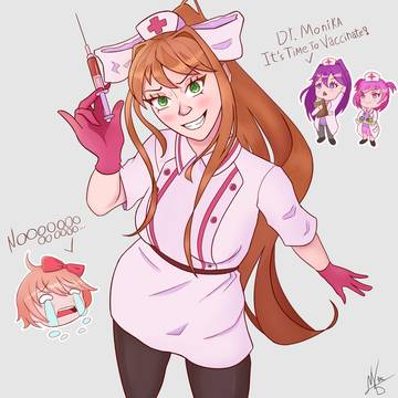 Dr. Monika, Time to Vaccinate!