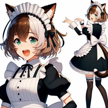 メイド猫