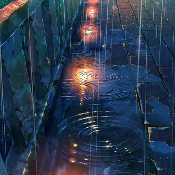 雨の模様