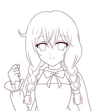 星愛ちゃん 線画