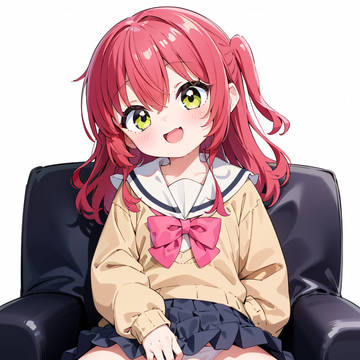 ロリ喜多ちゃんの挑発パンチラと中指 学生服編