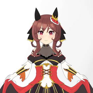 カーテンシーをする貴婦人