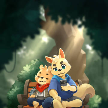 公園樹蔭