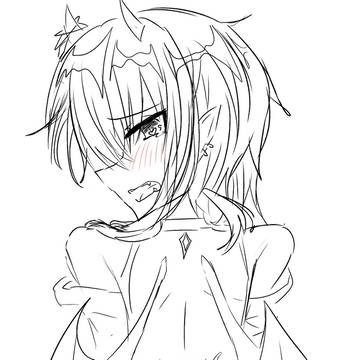 オリキャラのえち絵