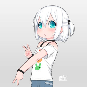 White hair