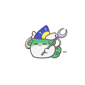 お散歩中のすくすく魅魔さま