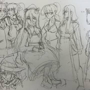 BB/UNI/OC doodles