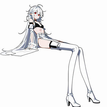长腿白毛萝莉3