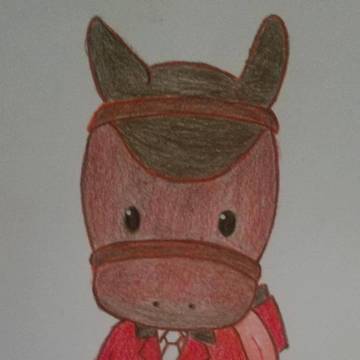 制服姿のヨシオ🐴